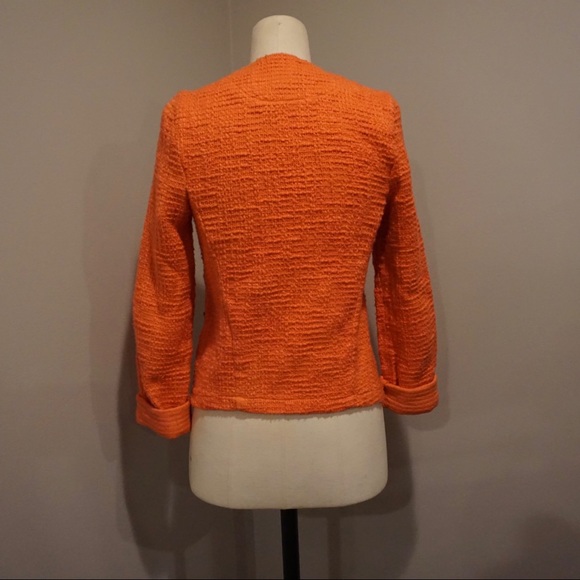 Go Make Noise Coral Tweed Moto Blazer - Picture 5 of 7